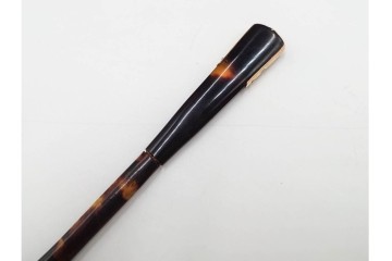 べっ甲(鼈甲)　K20(20金)　K18(18金)　櫛2点・笄1点セット　(R-087417)