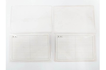 当時物　芸能許可証・免許証　松田聖子　柏原よしえ　河合奈保子　近藤真彦他　カード13点セット　(R-087418)