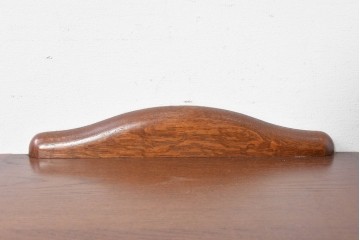 中古　美品　楢(ナラ)材　引き出し3杯付き　ルネッサンスナイトテーブル　定価約7万円　(R-087426)