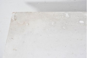 和製アンティーク　希少サイズ　ホワイトペイントが可愛らしい全面ガラスの小さなケビント　(R-087427)