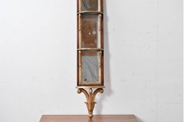中古　THEODORE ALEXANDER(セオドア・アレキサンダー)　ジョージアン様式　シェルフ付きウォールミラー　(R-087431)