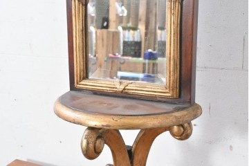 中古　THEODORE ALEXANDER(セオドア・アレキサンダー)　ジョージアン様式　シェルフ付きウォールミラー　(R-087431)