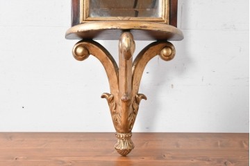 中古　THEODORE ALEXANDER(セオドア・アレキサンダー)　ジョージアン様式　シェルフ付きウォールミラー　(R-087431)