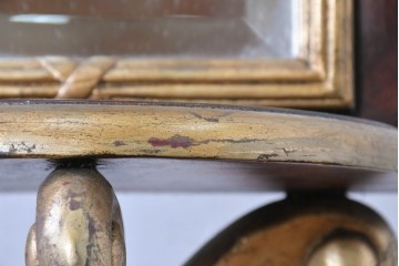 中古　THEODORE ALEXANDER(セオドア・アレキサンダー)　ジョージアン様式　シェルフ付きウォールミラー　(R-087431)