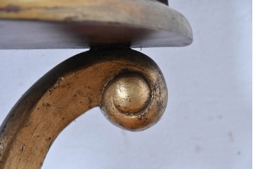 中古　THEODORE ALEXANDER(セオドア・アレキサンダー)　ジョージアン様式　シェルフ付きウォールミラー　(R-087431)