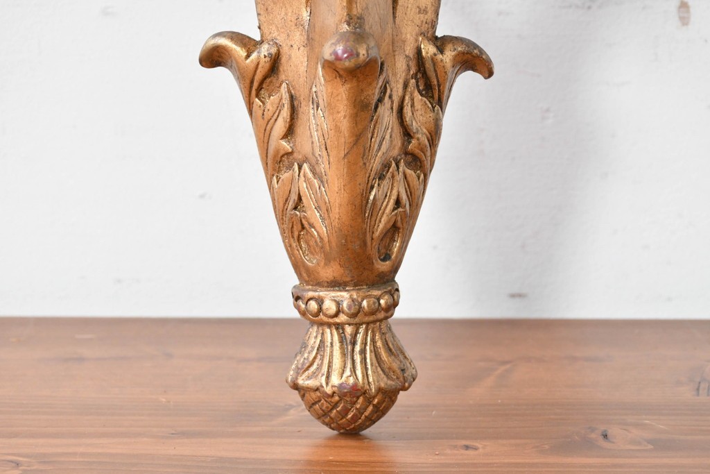 中古　THEODORE ALEXANDER(セオドア・アレキサンダー)　ジョージアン様式　シェルフ付きウォールミラー　(R-087431)