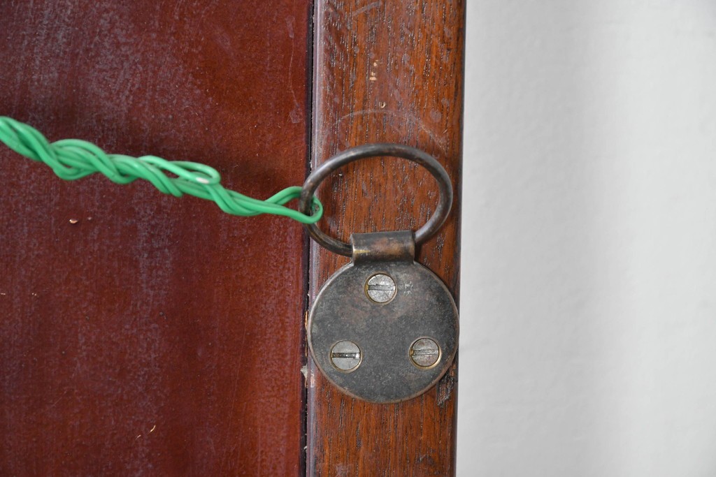 中古　THEODORE ALEXANDER(セオドア・アレキサンダー)　ジョージアン様式　シェルフ付きウォールミラー　(R-087431)