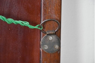 中古　THEODORE ALEXANDER(セオドア・アレキサンダー)　ジョージアン様式　シェルフ付きウォールミラー　(R-087431)