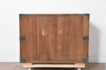 和製アンティーク　総桐材　時代を感じる木地の味わいが魅力の小箪笥　(R-087435)