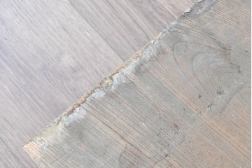 和製アンティーク　ダイナミックな木目が味わい深い欅(ケヤキ)材一枚板の裁ち板　(R-087439)