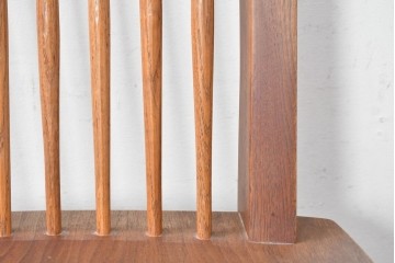 和製ヴィンテージ　名作　ジョージ・ナカシマ(George Nakashima)　ミングレン(MINGUREN)　洗練されたスポークバックデザインのコノイドチェア(CONOID CHAIR)　(R-087441)