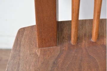 和製ヴィンテージ　名作　ジョージ・ナカシマ(George Nakashima)　ミングレン(MINGUREN)　洗練されたスポークバックデザインのコノイドチェア(CONOID CHAIR)　(R-087441)
