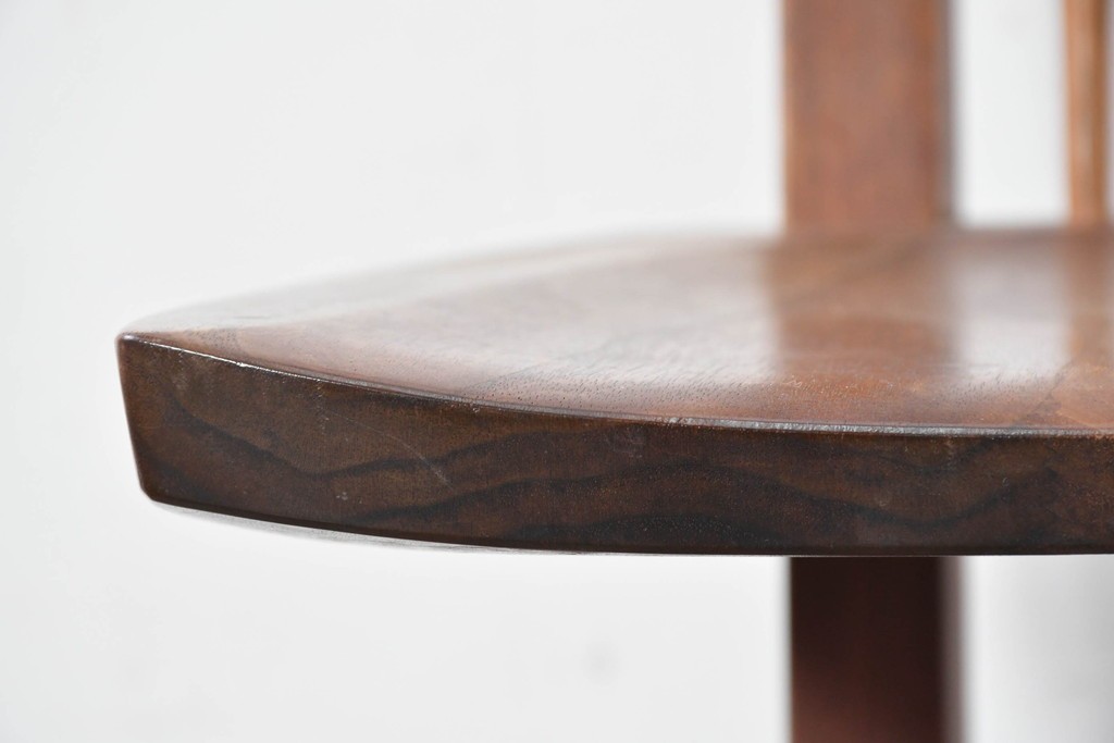 和製ヴィンテージ　名作　ジョージ・ナカシマ(George Nakashima)　ミングレン(MINGUREN)　洗練されたスポークバックデザインのコノイドチェア(CONOID CHAIR)　(R-087441)