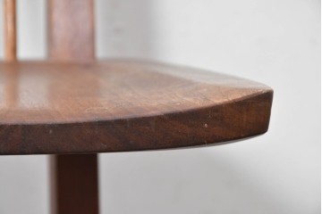 和製ヴィンテージ　名作　ジョージ・ナカシマ(George Nakashima)　ミングレン(MINGUREN)　洗練されたスポークバックデザインのコノイドチェア(CONOID CHAIR)　(R-087441)