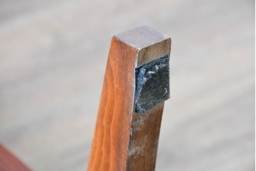 和製ヴィンテージ　名作　ジョージ・ナカシマ(George Nakashima)　ミングレン(MINGUREN)　洗練されたスポークバックデザインのコノイドチェア(CONOID CHAIR)　(R-087441)