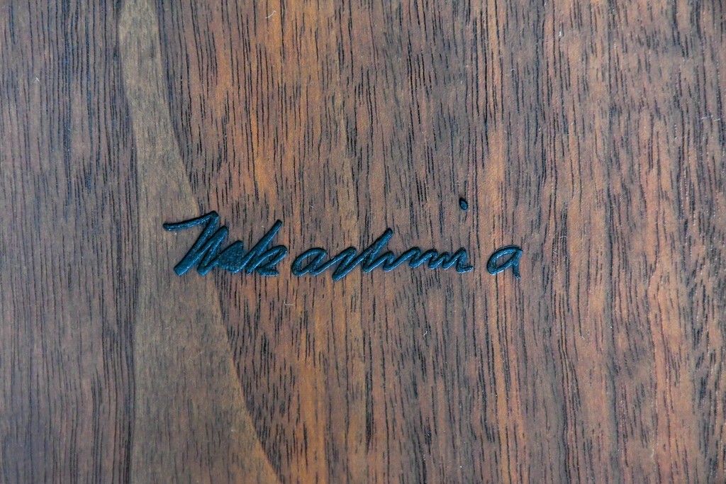 和製ヴィンテージ　名作　ジョージ・ナカシマ(George Nakashima)　ミングレン(MINGUREN)　洗練されたスポークバックデザインのコノイドチェア(CONOID CHAIR)　(R-087441)