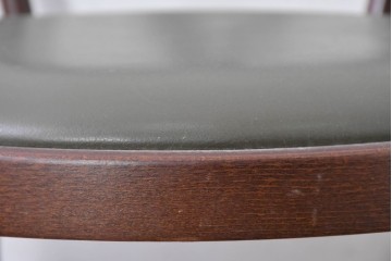 中古　秋田木工　背もたれの曲木細工がアクセントのカウンターチェア　(R-087442)