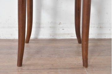 中古　秋田木工　背もたれの曲木細工がアクセントのカウンターチェア　(R-087442)