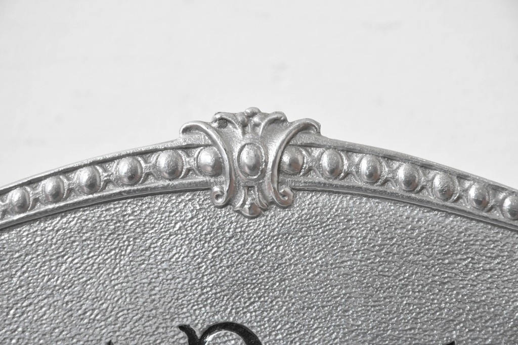 アメリカヴィンテージ　ブラジル製　NCR(ナショナル・キャッシュ・レジスター)社　Class 300復刻版　model 2114-1707　華やかなレリーフのクラシックレジスター(シルバー)　※通電確認済み　(R-087443)