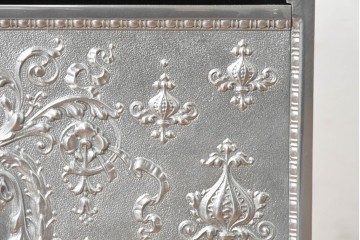 アメリカヴィンテージ　ブラジル製　NCR(ナショナル・キャッシュ・レジスター)社　Class 300復刻版　model 2114-1707　華やかなレリーフのクラシックレジスター(シルバー)　※通電確認済み　(R-087443)