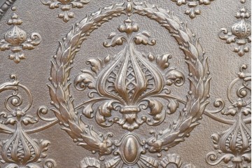 アメリカヴィンテージ　ブラジル製　NCR(ナショナル・キャッシュ・レジスター)社　Class 300復刻版　model 2114-1708　華やかなレリーフのクラシックレジスター(ゴールド)　※通電確認済み　(R-087444)