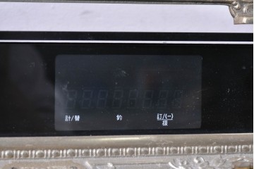 アメリカヴィンテージ　ブラジル製　NCR(ナショナル・キャッシュ・レジスター)社　Class 300復刻版　model 2114-1708　華やかなレリーフのクラシックレジスター(ゴールド)　※通電確認済み　(R-087444)