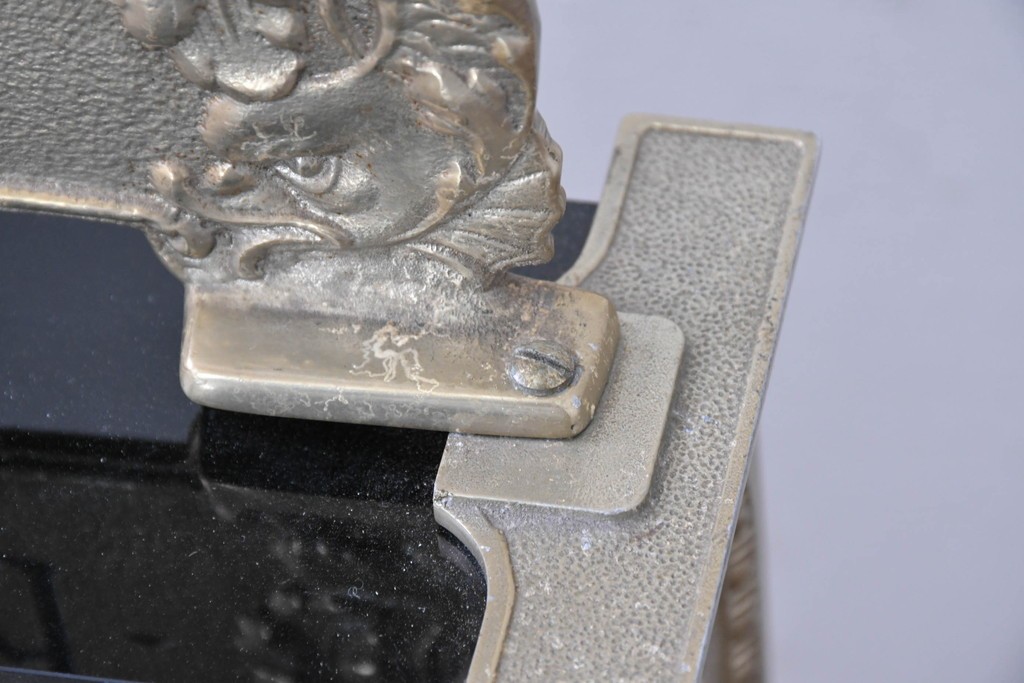 アメリカヴィンテージ　ブラジル製　NCR(ナショナル・キャッシュ・レジスター)社　Class 300復刻版　model 2114-1708　華やかなレリーフのクラシックレジスター(ゴールド)　※通電確認済み　(R-087444)