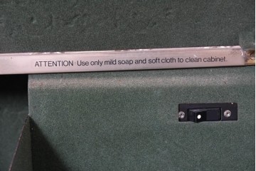 アメリカヴィンテージ　ブラジル製　NCR(ナショナル・キャッシュ・レジスター)社　Class 300復刻版　model 2114-1708　華やかなレリーフのクラシックレジスター(ゴールド)　※通電確認済み　(R-087444)