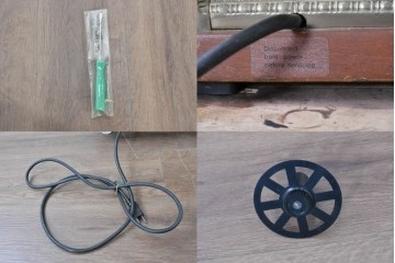 アメリカヴィンテージ　ブラジル製　NCR(ナショナル・キャッシュ・レジスター)社　Class 300復刻版　model 2114-1708　華やかなレリーフのクラシックレジスター(ゴールド)　※通電確認済み　(R-087444)