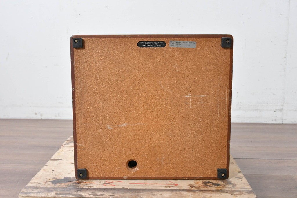 アメリカヴィンテージ　ブラジル製　NCR(ナショナル・キャッシュ・レジスター)社　Class 300復刻版　model 2114-1708　華やかなレリーフのクラシックレジスター(ゴールド)　※通電確認済み　(R-087444)