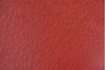 和製アンティーク　「福寿」　椿図の彫刻が可愛らしい朱塗りの円卓　(R-087447)