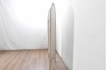 中古　美品　サラグレース(Sarah Grace)取り扱い　フランスCoquecigrues(コクシグル)社　トワルドジュイ柄が描かれたアンティーク調のパーテーション　定価約11万円　(R-087448)