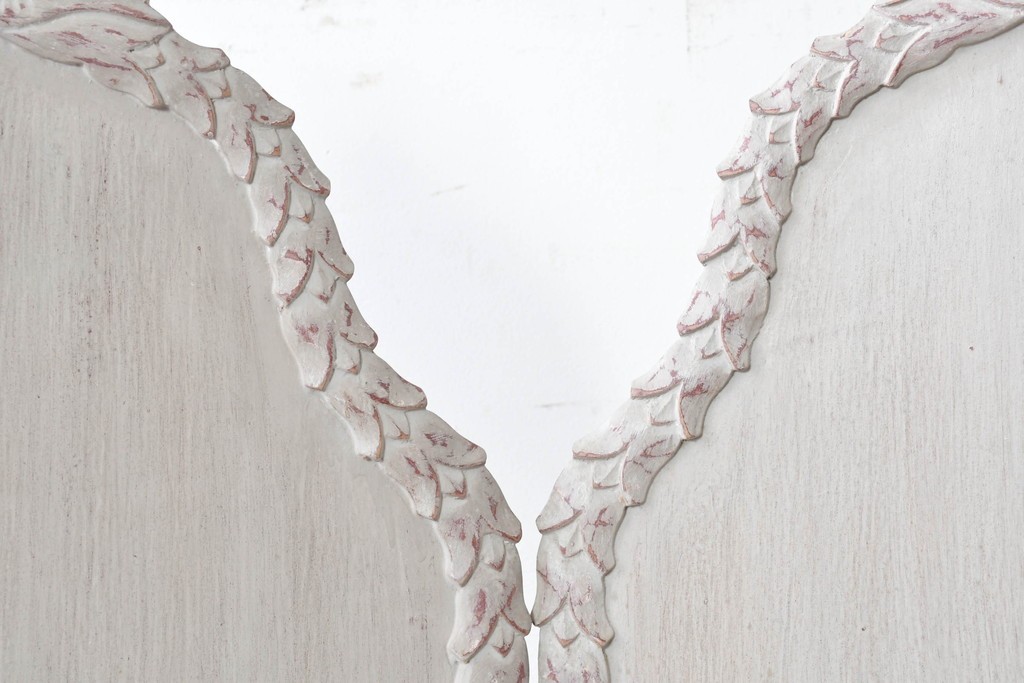 中古　美品　サラグレース(Sarah Grace)取り扱い　フランスCoquecigrues(コクシグル)社　トワルドジュイ柄が描かれたアンティーク調のパーテーション　定価約11万円　(R-087448)