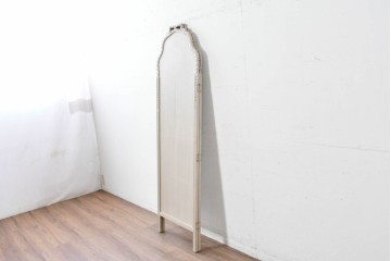 中古　美品　サラグレース(Sarah Grace)取り扱い　フランスCoquecigrues(コクシグル)社　トワルドジュイ柄が描かれたアンティーク調のパーテーション　定価約11万円　(R-087448)