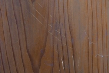 アンティーク建具　大正から昭和初期　落ち着いた木色とすりガラスが古民家風の空間に馴染む板戸4枚セット　(R-087451)