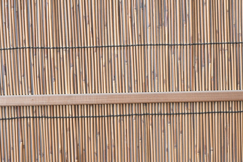 ヴィンテージ建具　昭和中期　透かし彫刻が目を引く夏戸3枚セット　(R-087453)