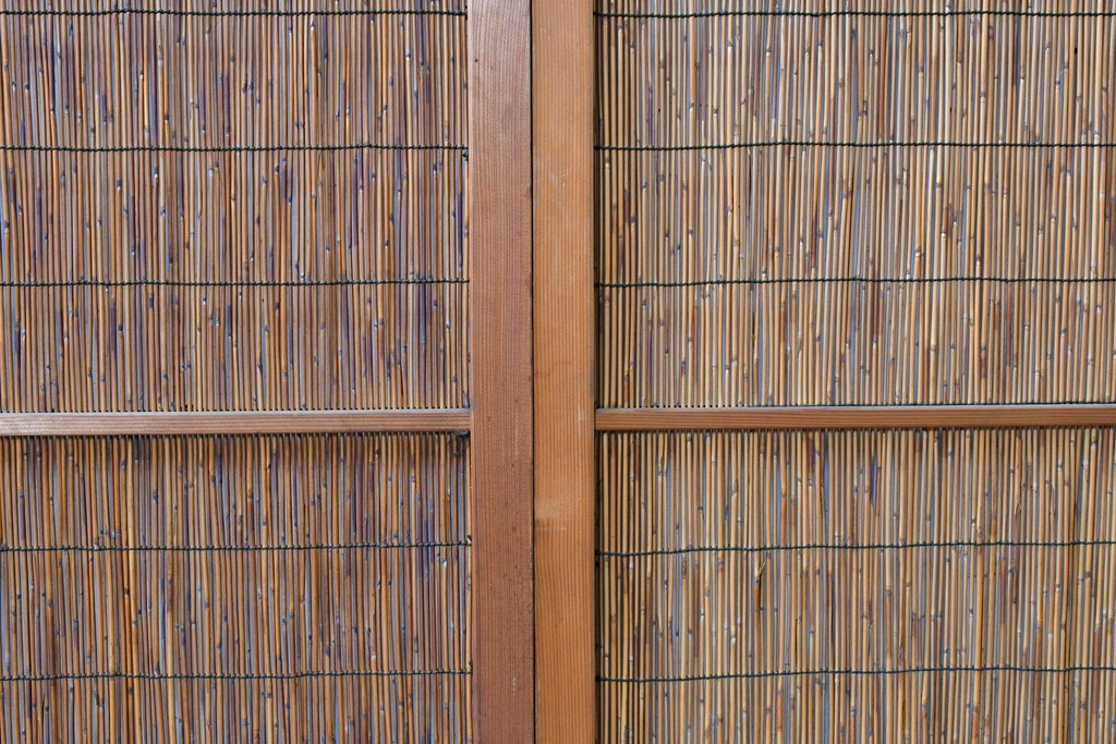 ヴィンテージ建具　昭和中期　透かし彫刻が目を引く夏戸3枚セット　(R-087453)