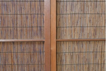 ヴィンテージ建具　昭和中期　透かし彫刻が目を引く夏戸3枚セット　(R-087453)