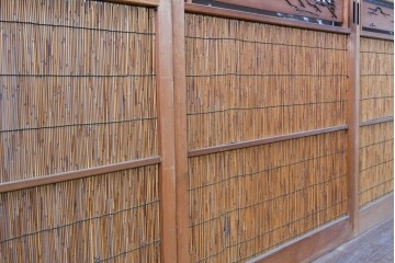 ヴィンテージ建具　昭和中期　透かし彫刻が目を引く夏戸3枚セット　(R-087453)