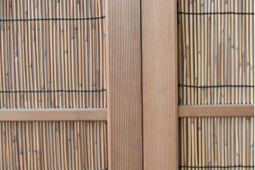 ヴィンテージ建具　昭和中期　透かし彫刻が目を引く夏戸3枚セット　(R-087454)