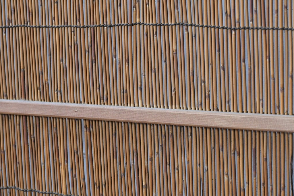 ヴィンテージ建具　昭和中期　透かし彫刻が目を引く夏戸3枚セット　(R-087454)