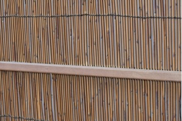 ヴィンテージ建具　昭和中期　透かし彫刻が目を引く夏戸3枚セット　(R-087454)