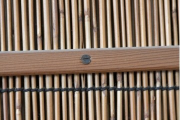 ヴィンテージ建具　昭和中期　透かし彫刻が目を引く夏戸3枚セット　(R-087454)