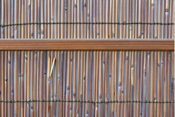 ヴィンテージ建具　昭和中期　透かし彫刻が目を引く夏戸4枚セット　(R-087455)