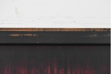 アンティーク建具　明治から大正期　すすけた風合いが魅力の格子帯戸4枚セット　(R-087457)