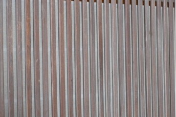 アンティーク建具　昭和初期　裏障子付き　すっきりとした細身の桟が美しい幅狭格子戸4枚セット　(R-087461)