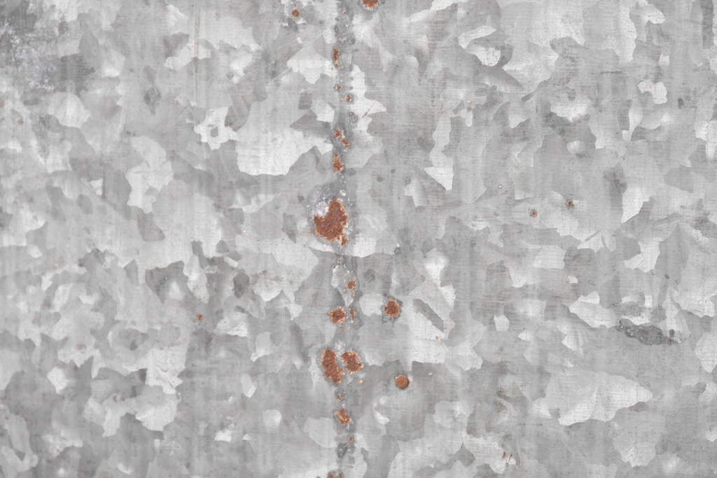 ヴィンテージ建具　昭和後期　インダストリアルな空間づくりにおすすめのブリキ板引き戸2枚セット　(R-087462)