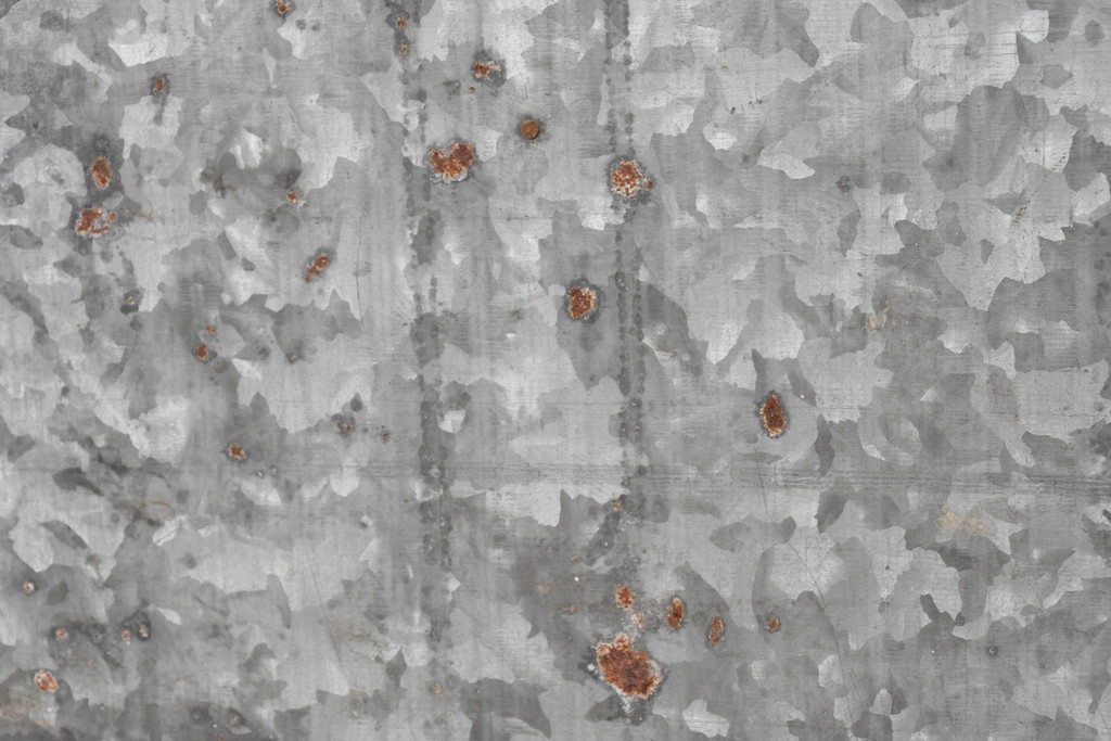 ヴィンテージ建具　昭和後期　インダストリアルな空間づくりにおすすめのブリキ板引き戸2枚セット　(R-087462)