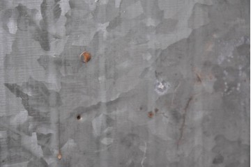 ヴィンテージ建具　昭和後期　インダストリアルな空間づくりにおすすめのブリキ板引き戸2枚セット　(R-087462)