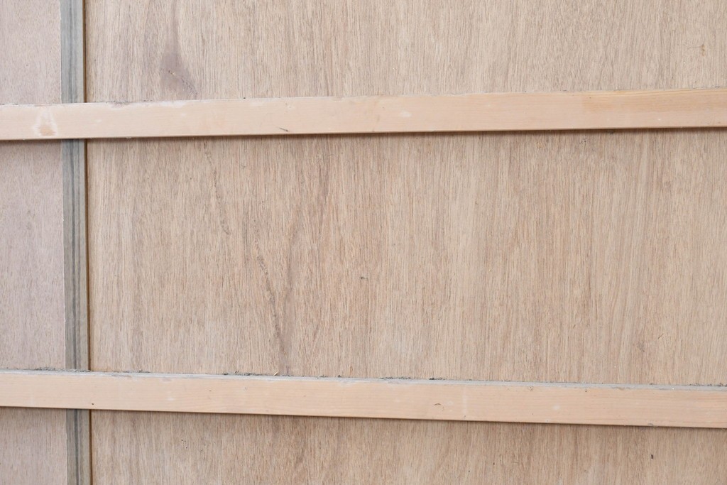 ヴィンテージ建具　昭和後期　インダストリアルな空間づくりにおすすめのブリキ板引き戸2枚セット　(R-087462)